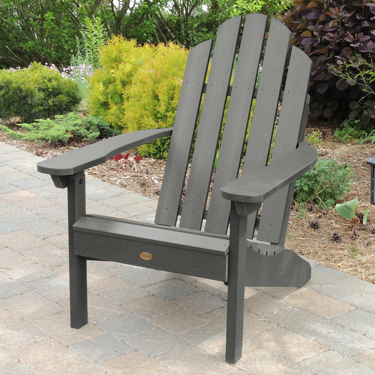 Paradise Key Recycled Plastic Adirondack Chair in Coastal Teak by Lakeview Outdoor Designs