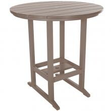 Pawleys Island Poly Lumber Patio Bar Table - Weatherwood