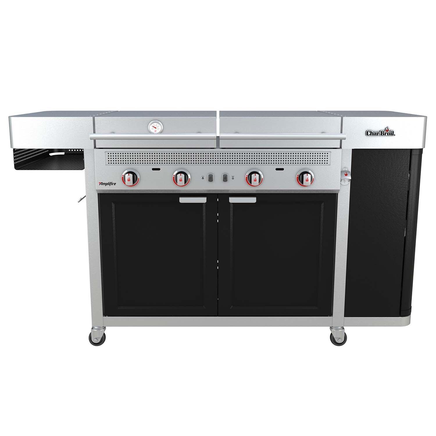 Charbroil 463259423 Medallion Series Vista Propane Gas Grill & Griddle Outdoor Kitchen - White Background thumbnail