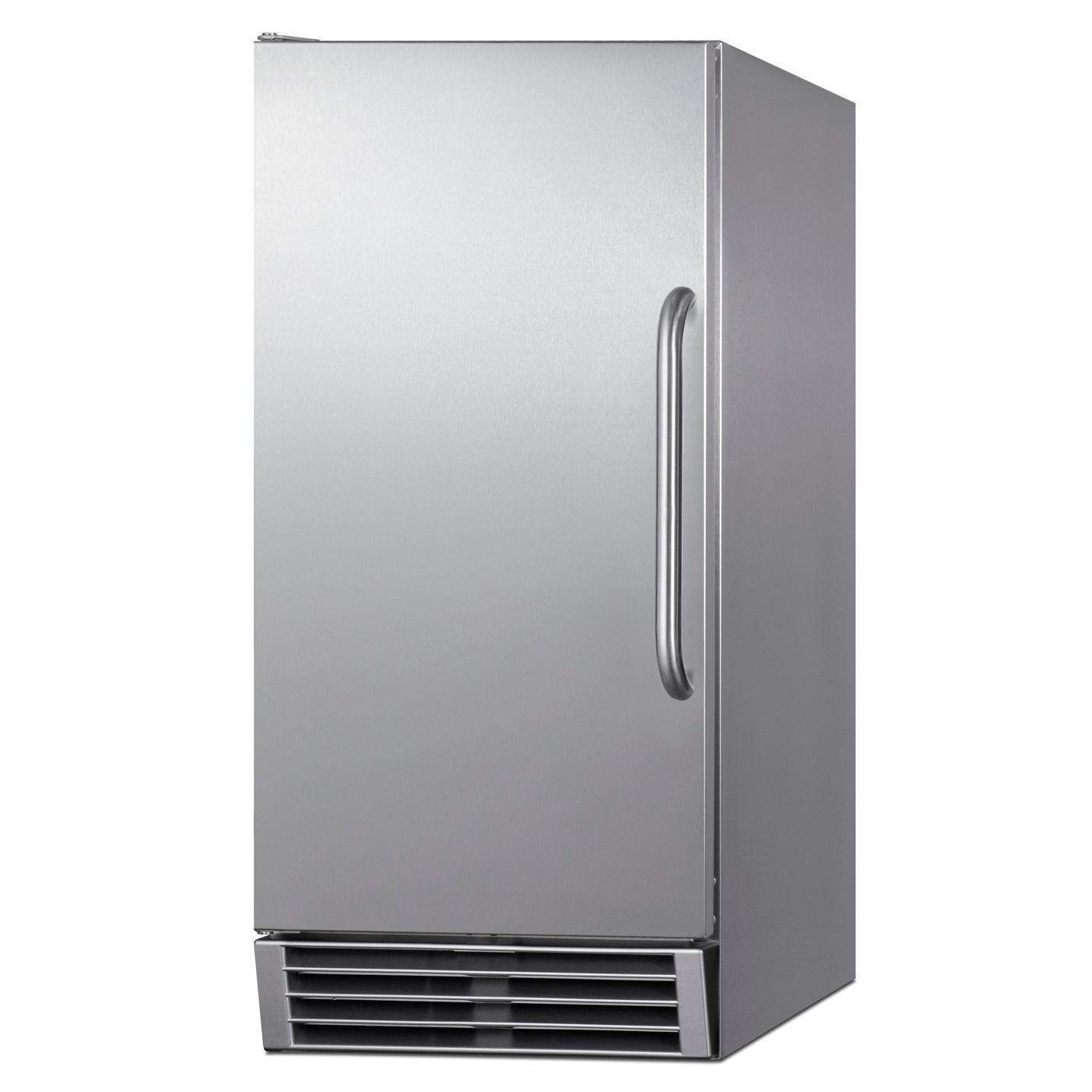 Summit BIM47OS Commercial 50 Lb. 15-Inch Outdoor Rated Clear Icemaker - Angled thumbnail