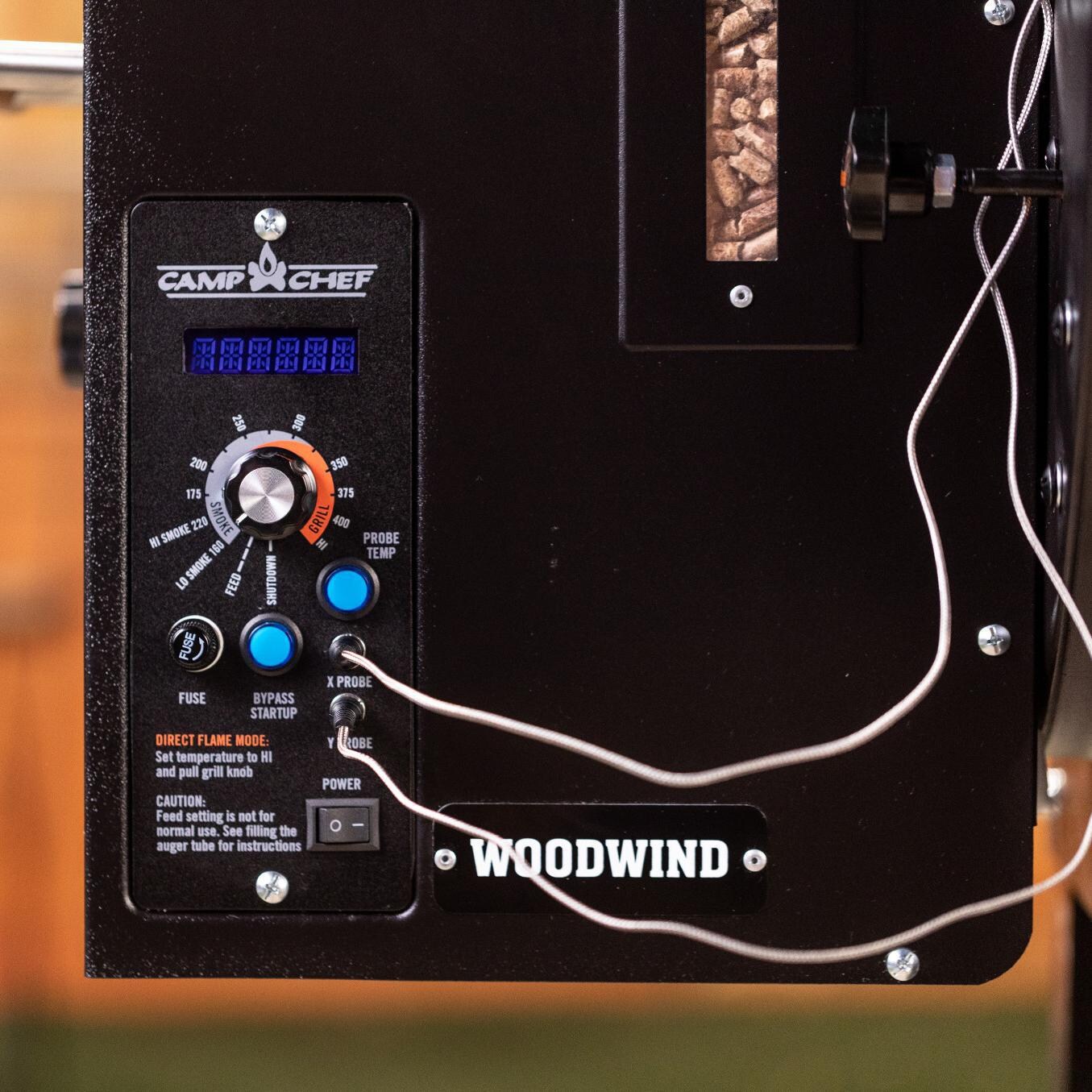 Camp Chef PG24SGWWSK Woodwind SG Pellet Grill With Propane Sidekick - Control Panel thumbnail