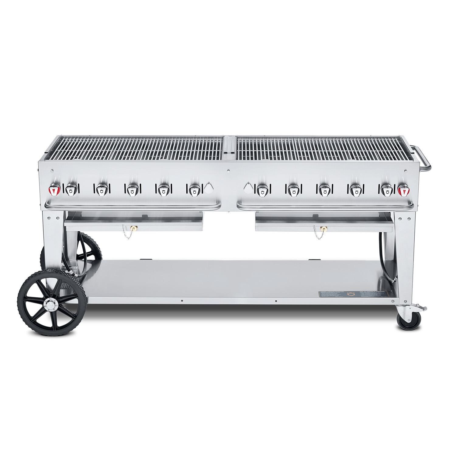 Crown Verity CV-MCB-72NG 72-Inch Mobile Natural Gas Grill thumbnail