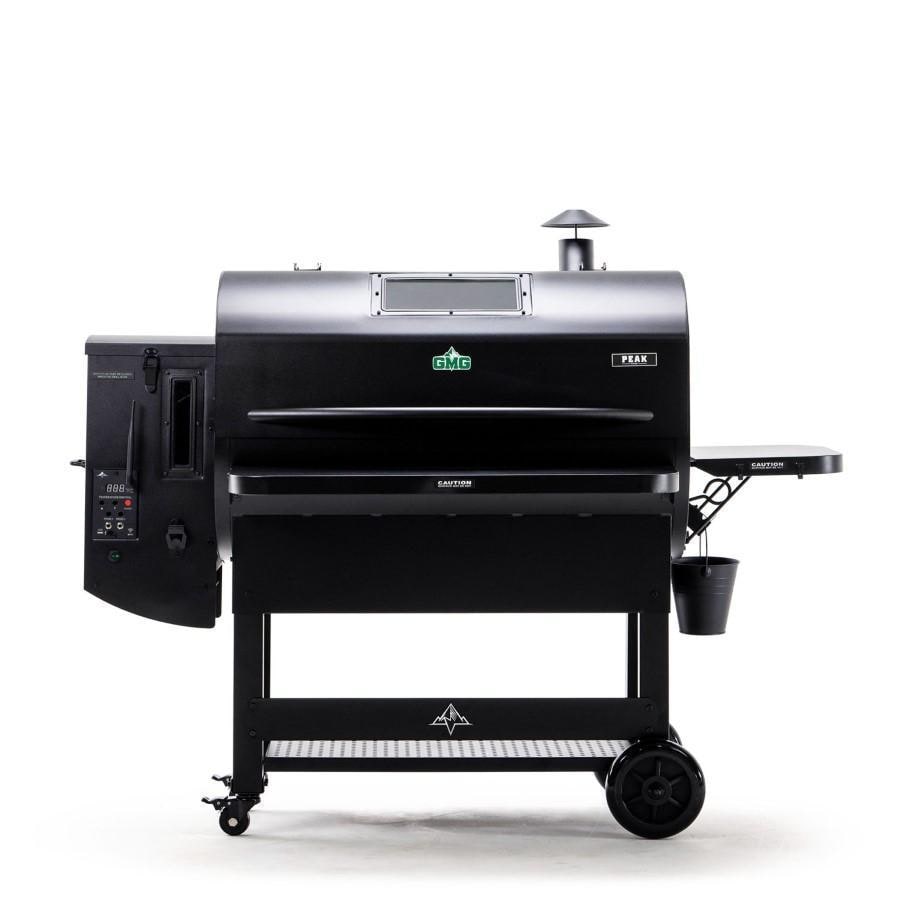 Green Mountain Grills Peak Prime 2.0 WiFi Pellet Grill - Angled - White Background thumbnail