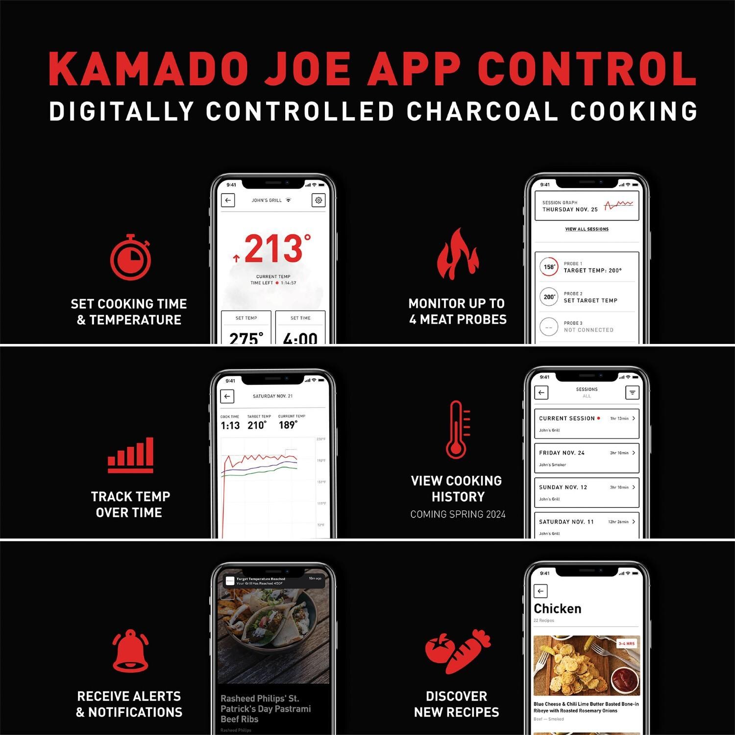 Kamado Joe KJ15042425 Big Joe Konnected Joe - App Control - Detail thumbnail