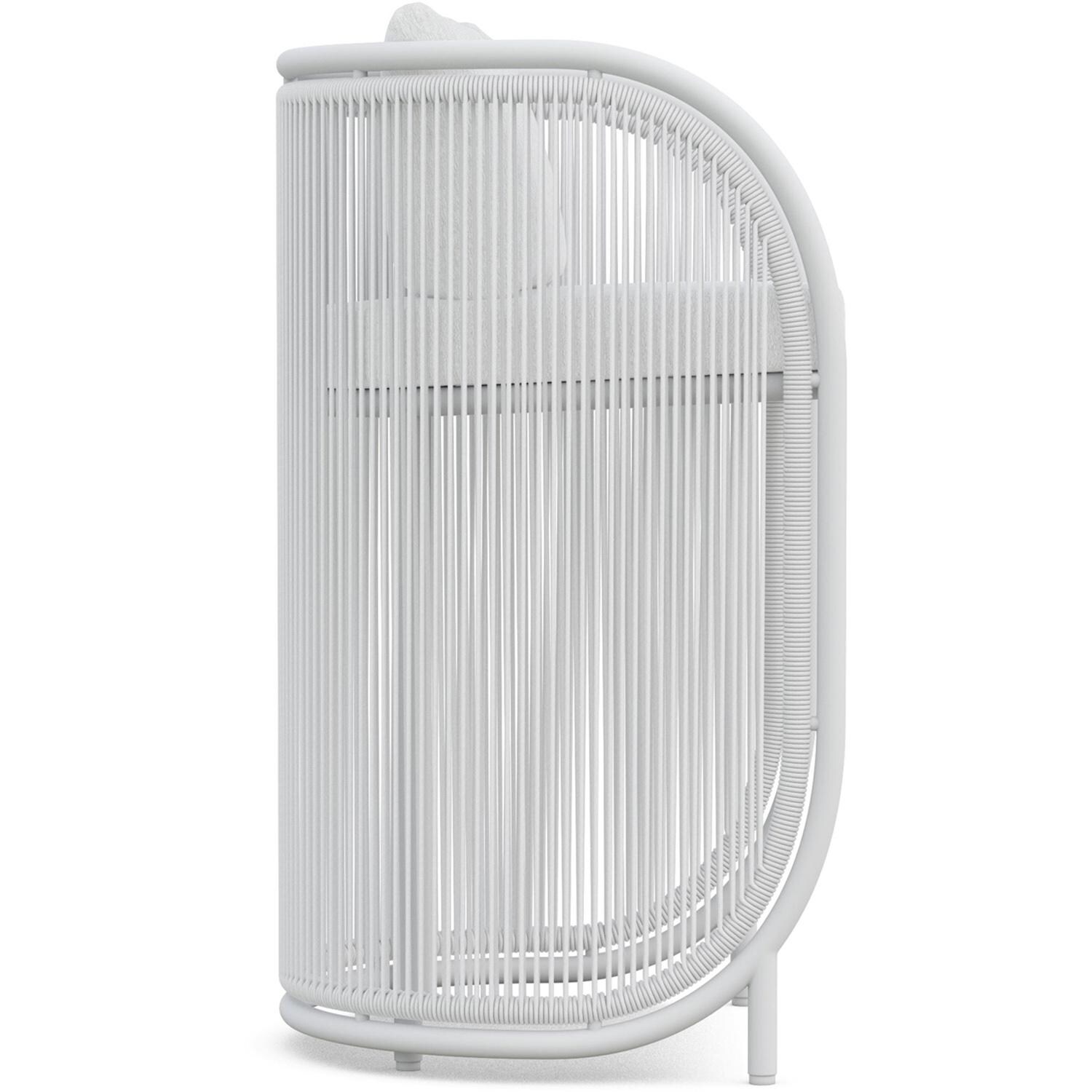 Azzurro Living Kamari Woven Rope Bar Stool in Sand/Cloud - Side - White Background thumbnail