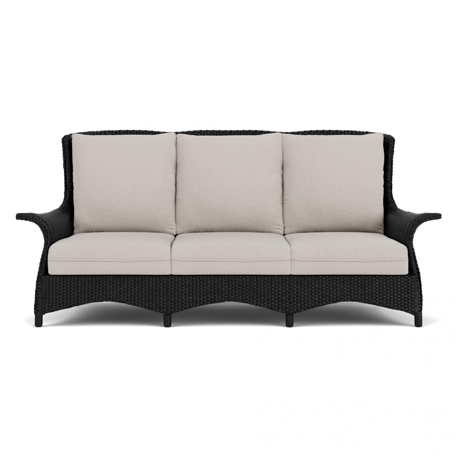 Lloyd Flanders Mandalay Sofa in Ebony Finish with Remy Cloud fabric thumbnail