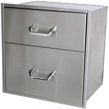 Solaire 21 Inch Double Access Drawer - SOL-2D21S image