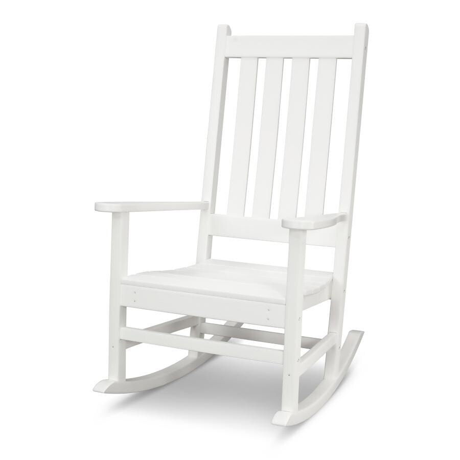 POLYWOOD Vineyard Porch Rocking Chair in White image