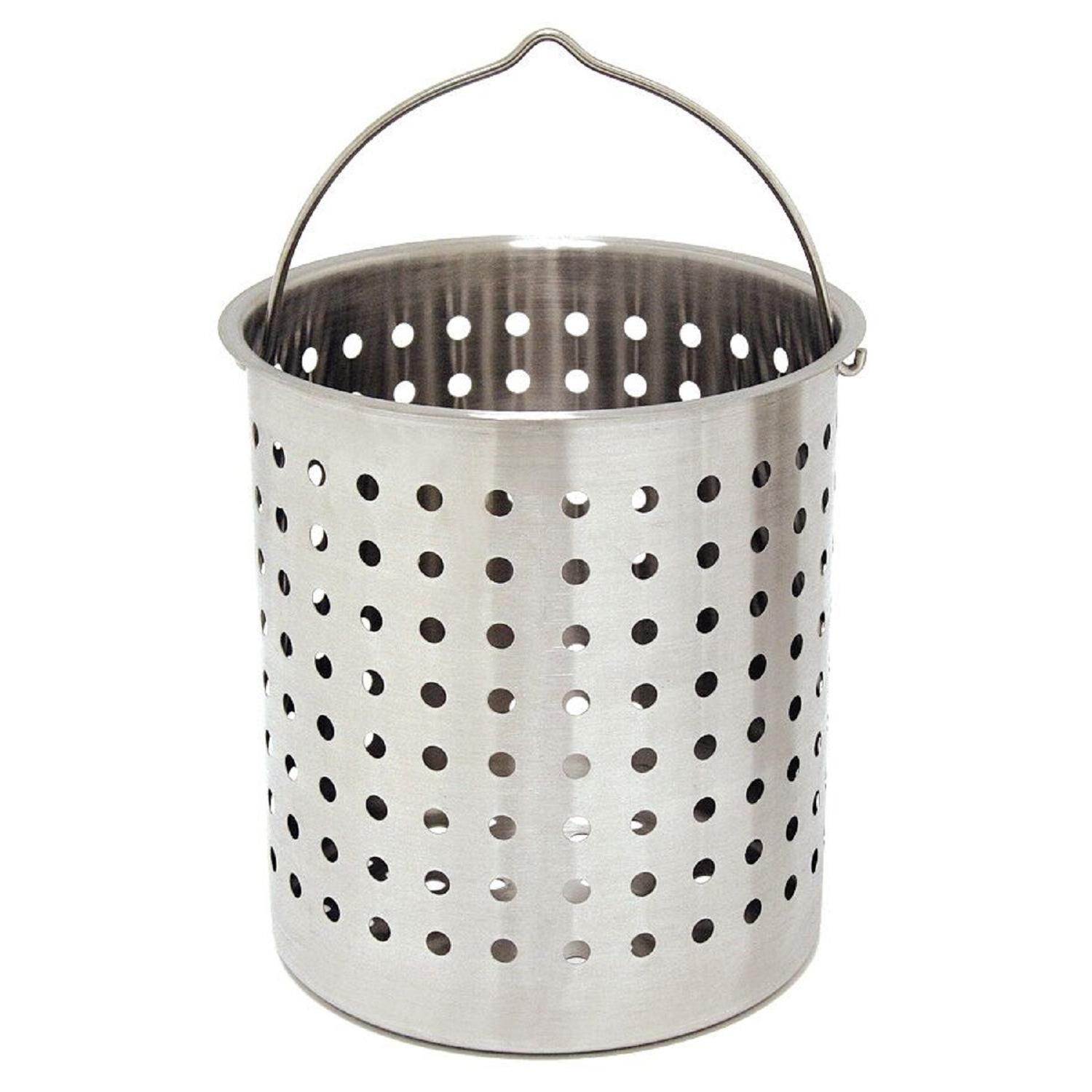 Bayou Classic 30 Quart Perforated Aluminum Basket - B300 - Basket Full View thumbnail