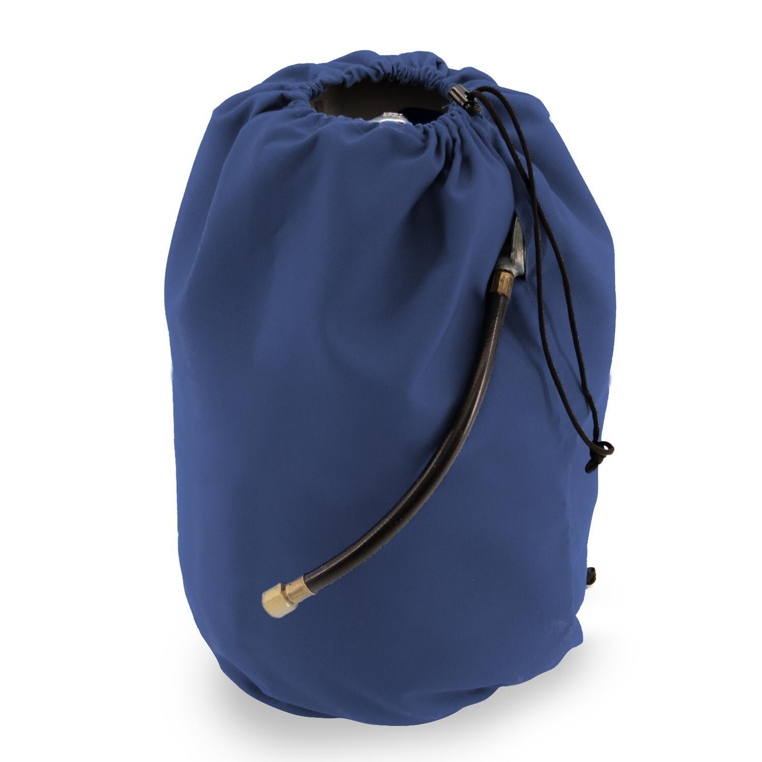 Sunbrella 20 Pound Propane Tank Cover in Canvas Navy by BBQGuys Signature - AMSUN-PTC412