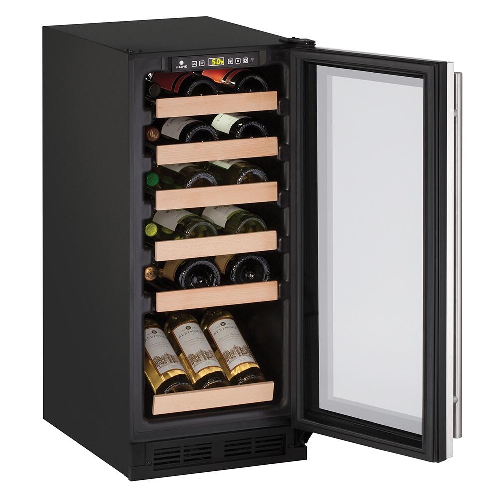 U-Line 15-Inch 24 Bottle Built-In Wine Captain - Open View thumbnail