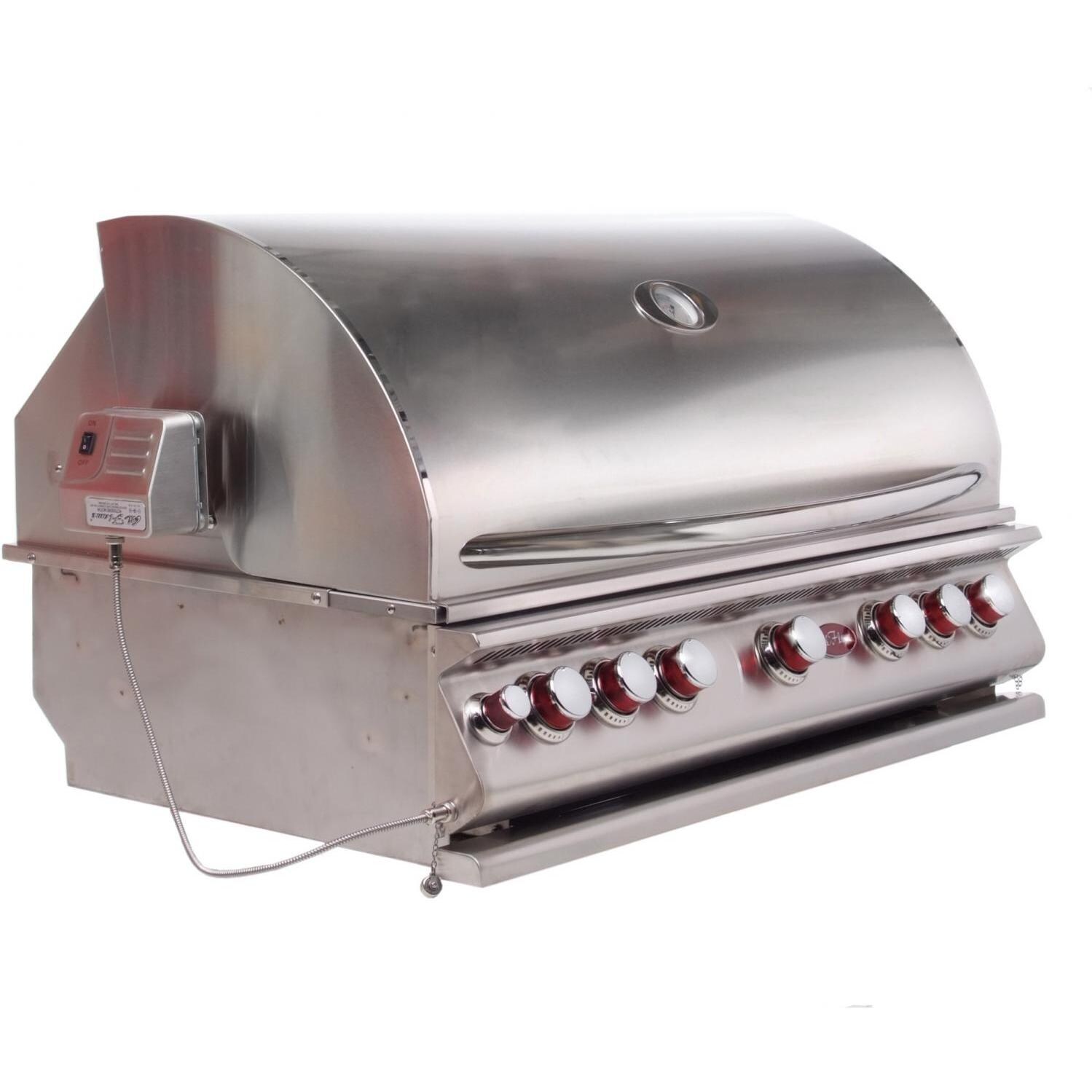 Cal Flame Gas Grills 40 Inch 5 Burner Convection Gas Grill - Side View thumbnail