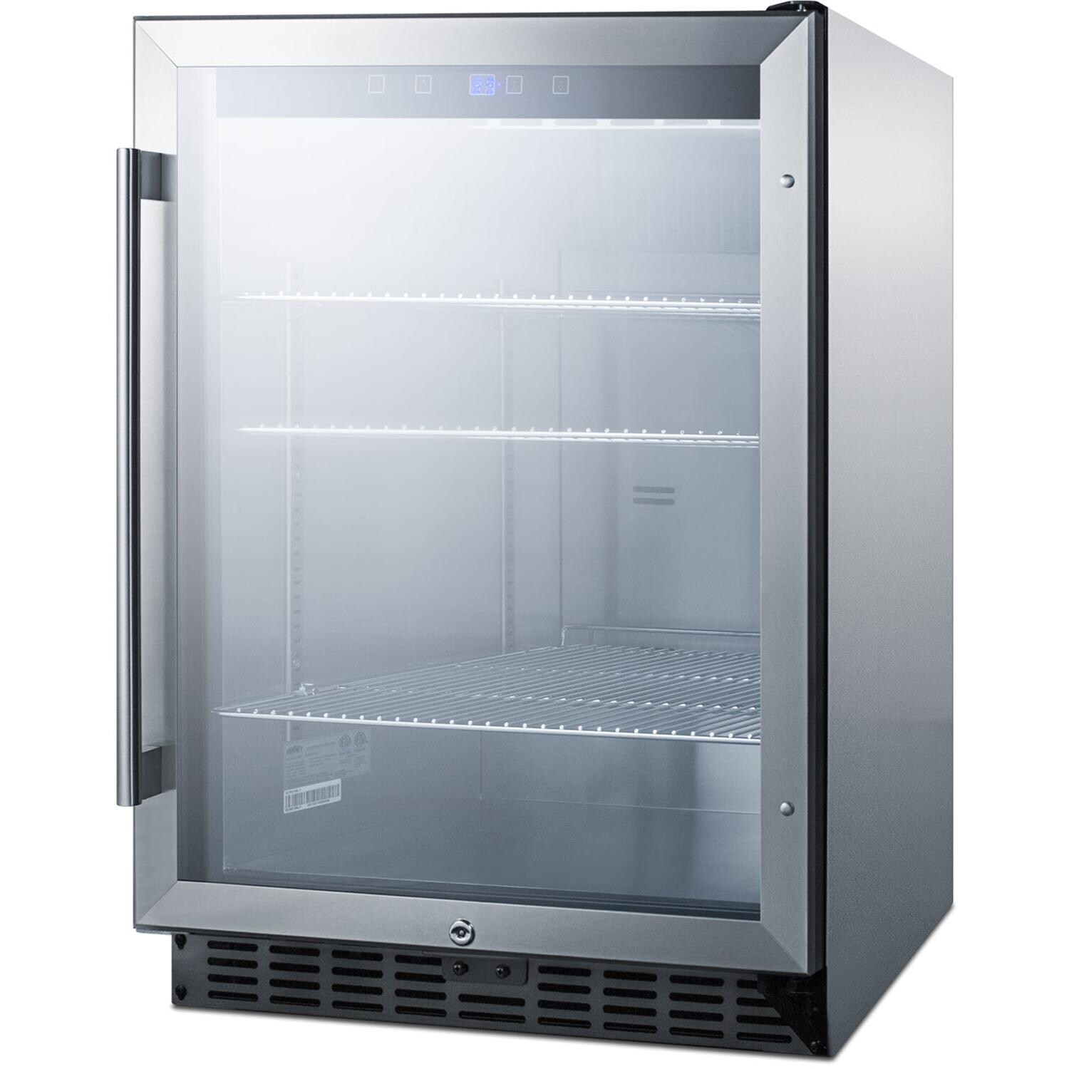 Summit Commercial SCR611GLOS 24-inch 5.0 Cu. Ft. Outdoor Rated Built-In Compact Refrigerator thumbnail