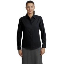 Port Authority Ladies Long Sleeve Easy Care Shirt XL - Classic Navy/Light Stone image