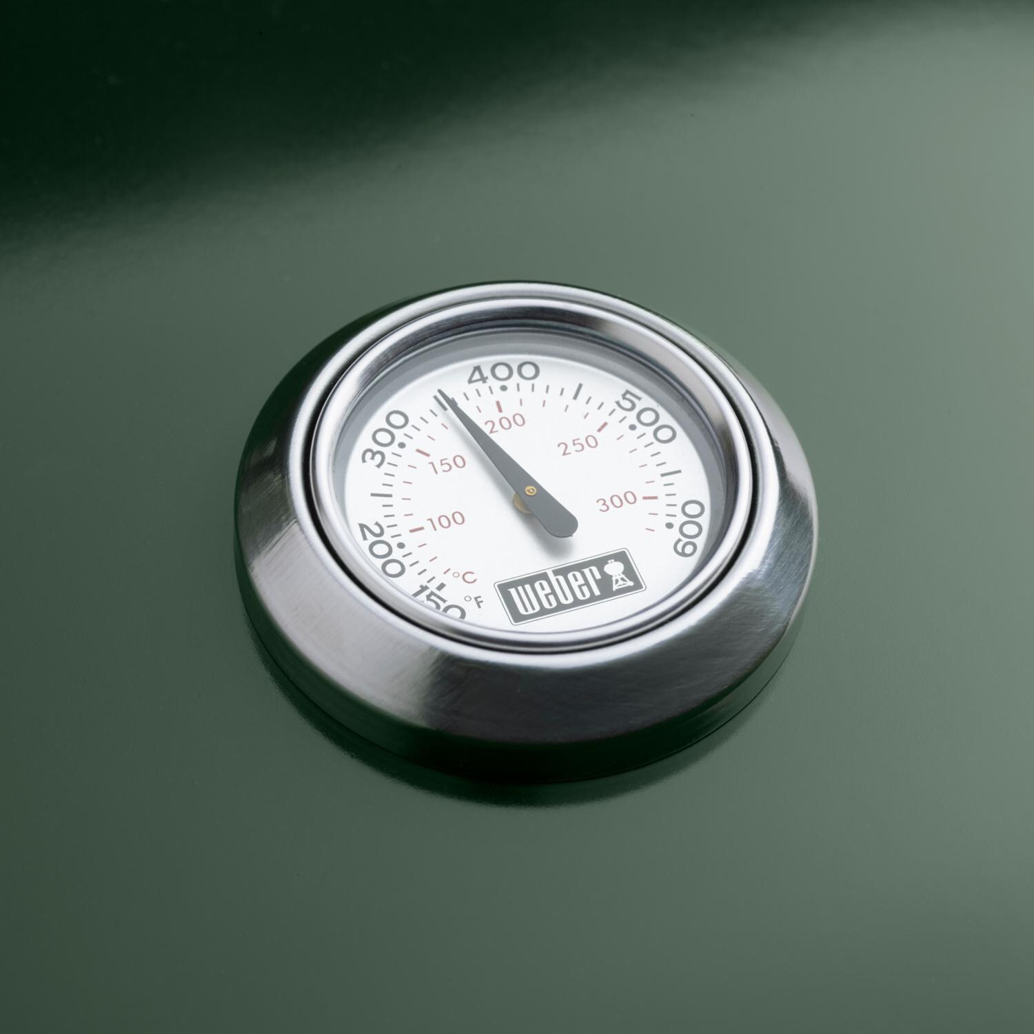 Weber Original Kettle Premium 22-Inch Charcoal Grill - Green - 14407001 - Lid Thermostat thumbnail