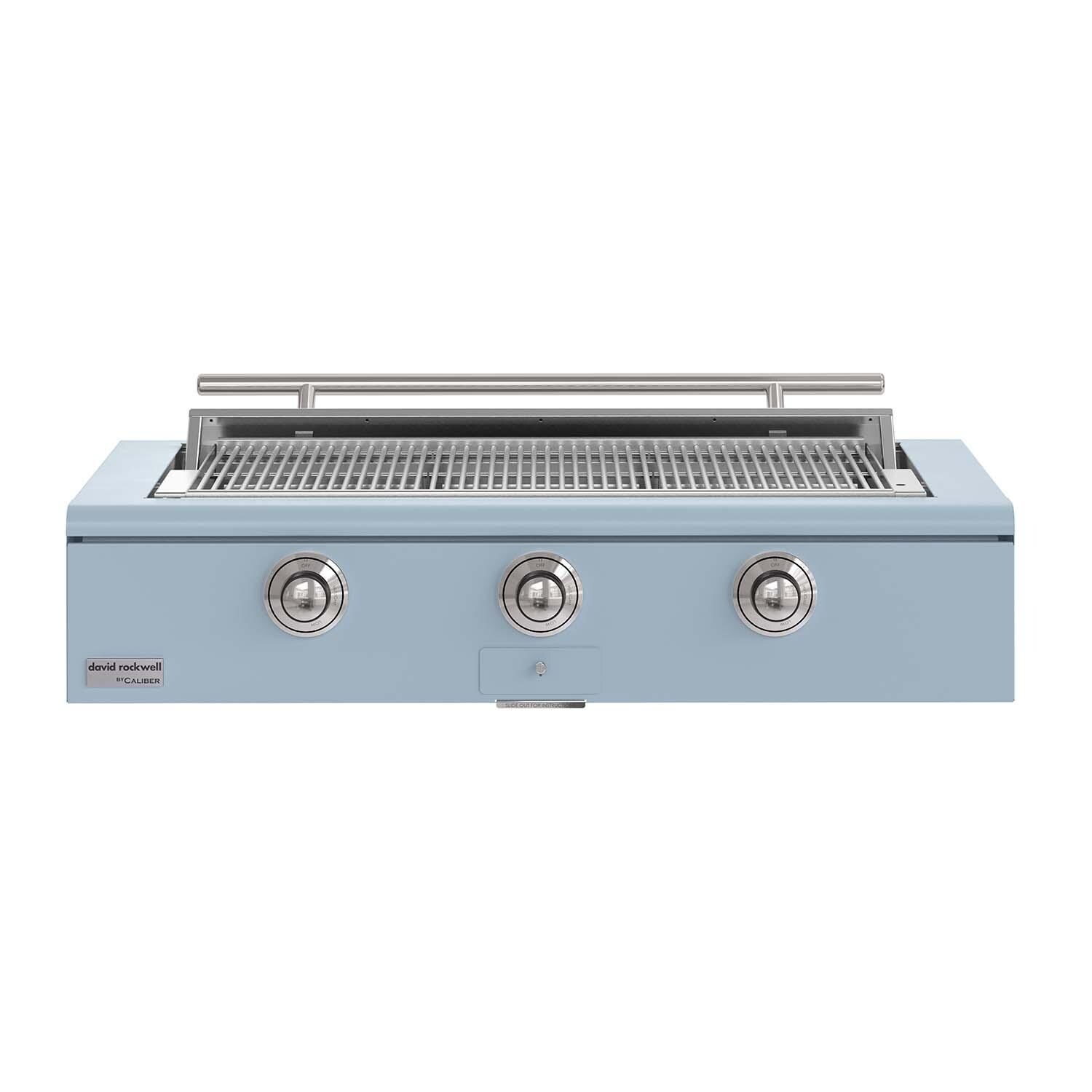 Caliber 48-in Propane Built-In Rockwell Grill - Bluestone w/ Chrome Hardware - CRG-48BL00-A-152-H02