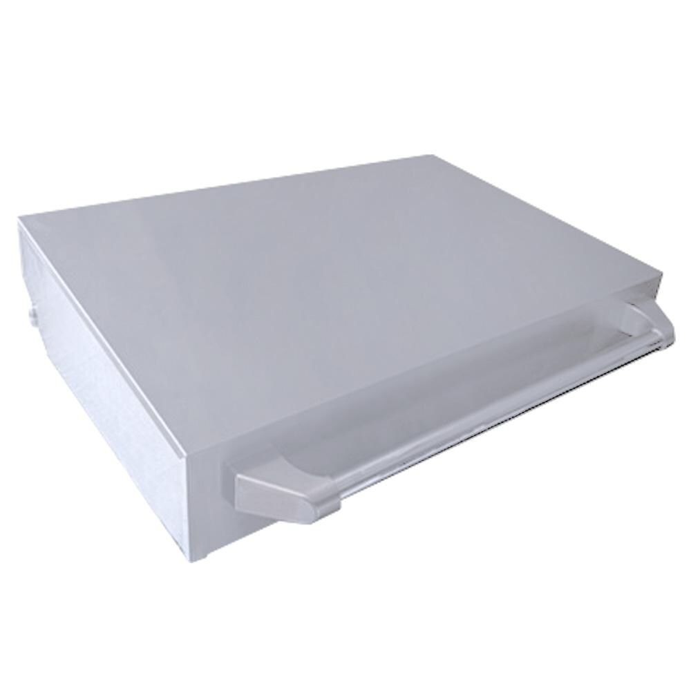 Le Griddle Pro Series 105 42-in 3 Burner Built-In Natural Gas Flat Top Grill w/ 6mm Plate & Lid - Lid - Top View - White Background thumbnail