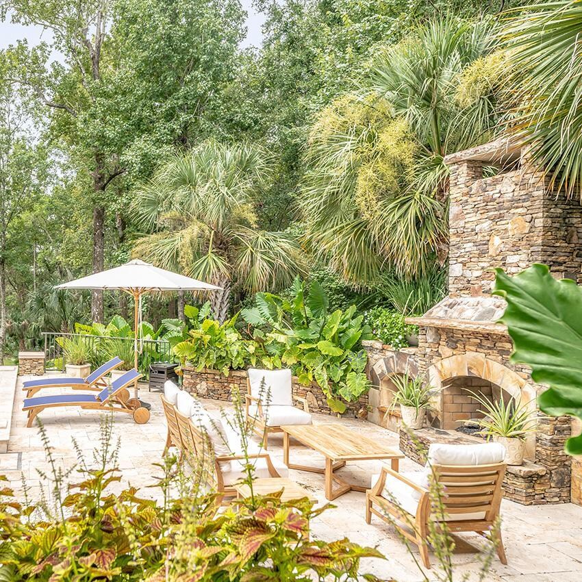 Teak + Table Charleston Rectangular Coffee Table - Fireside - Lifestyle thumbnail