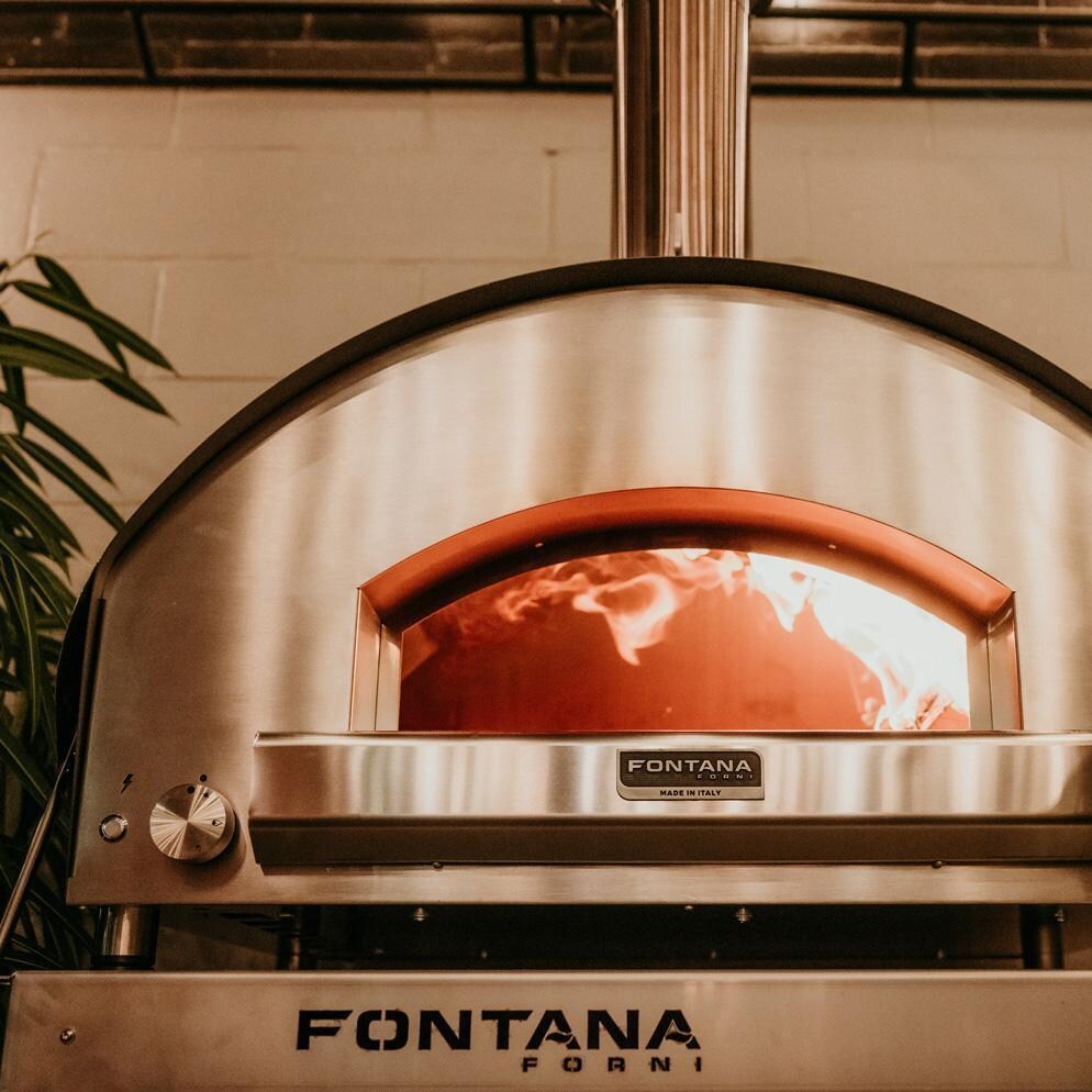 Fontana Forni FTFIR-H-S Firenze Hybrid Pizza Oven - Stainless Steel - Fire - Detail thumbnail