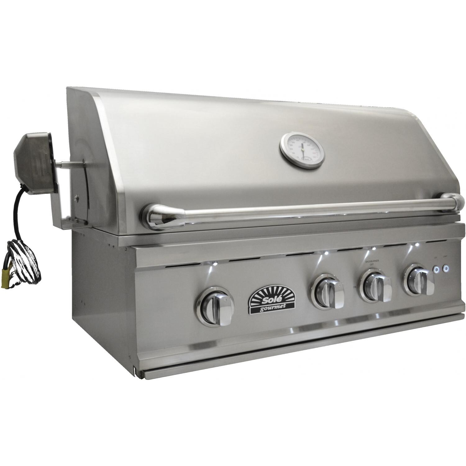 Sole Luxury TR 32Inch BuiltIn Propane Gas Grill With Rotisserie BBQGuys