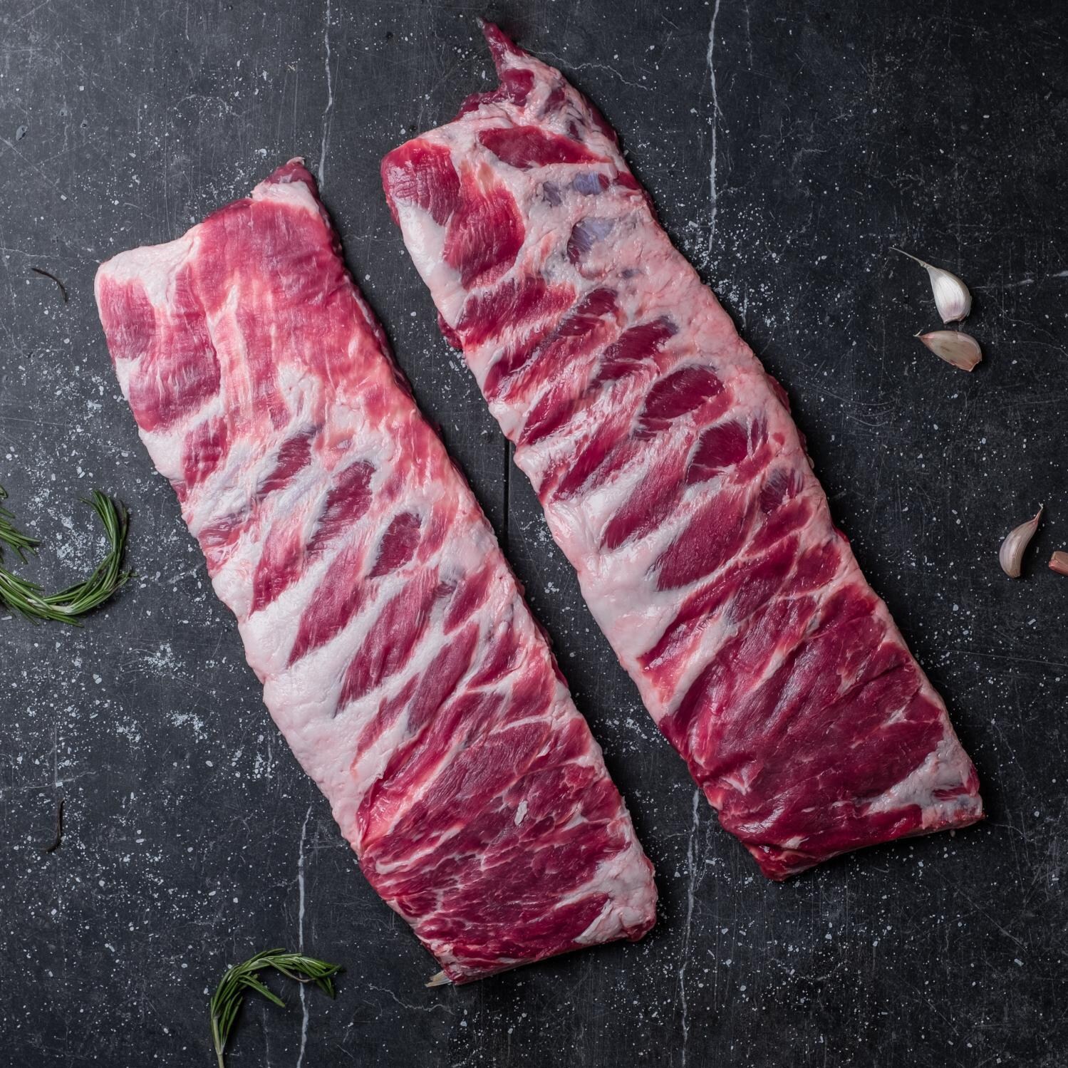 Berkshire Kurobuta St. Louis Ribs, 2.5-3 lb (2) | BBQGuys USA Premium Cuts image