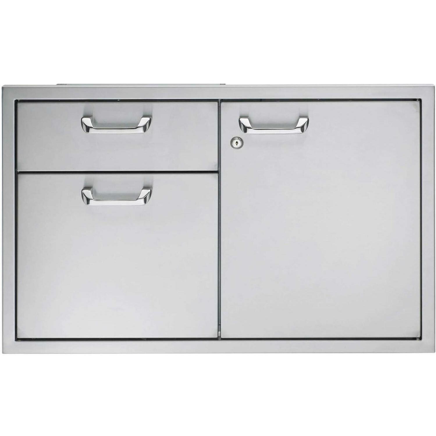 Lynx 30 Inch Access Door & Double Drawer Combo - White Background thumbnail