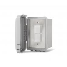 Infratech 240V Surface Mount Weatherproof Single Stacked Duplex Switch - 14-4320 image