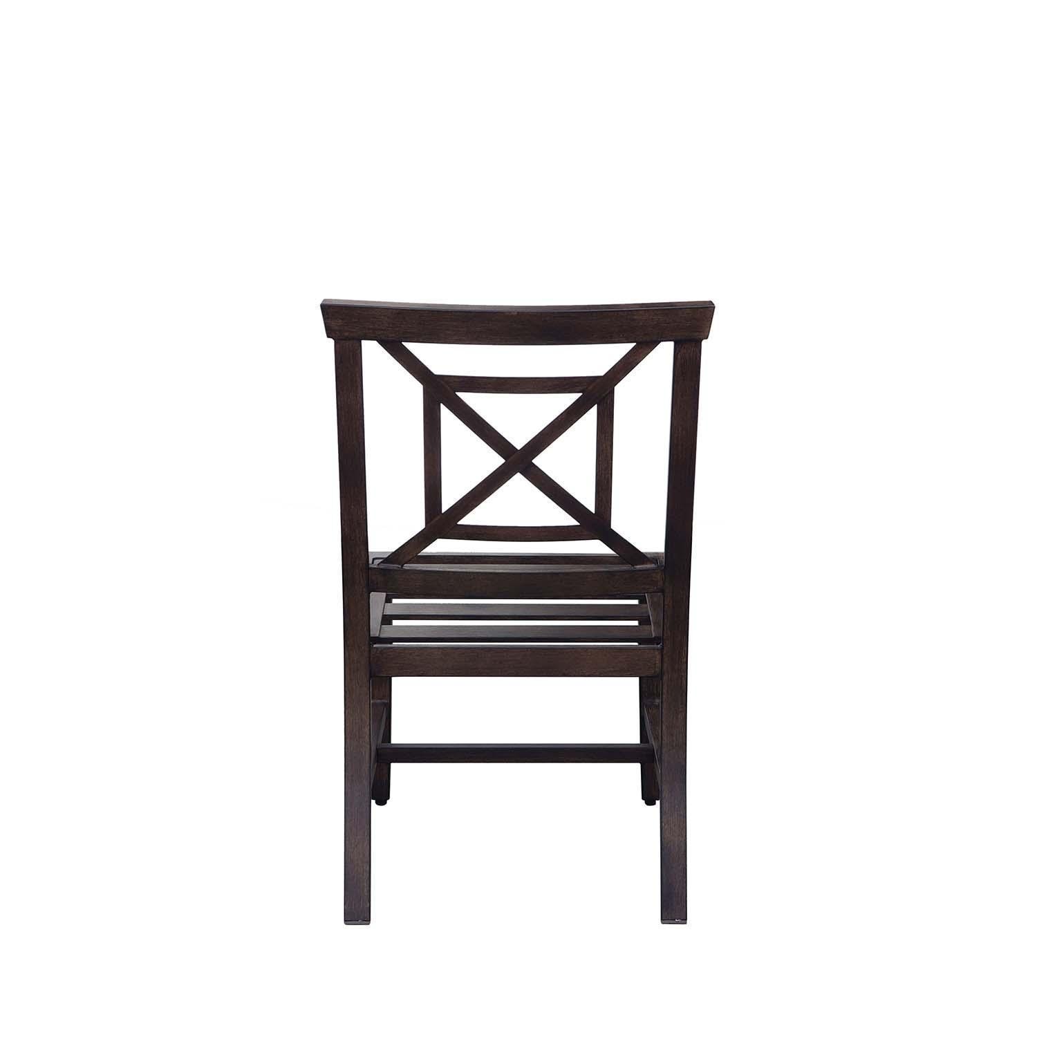 Atlantis 13 Pc Aluminum Dining Set w/ 118 Inch Table, Swivel Rockers, and Spa Cushions in Walnut By Darlee - Back Frame Only - White Background thumbnail