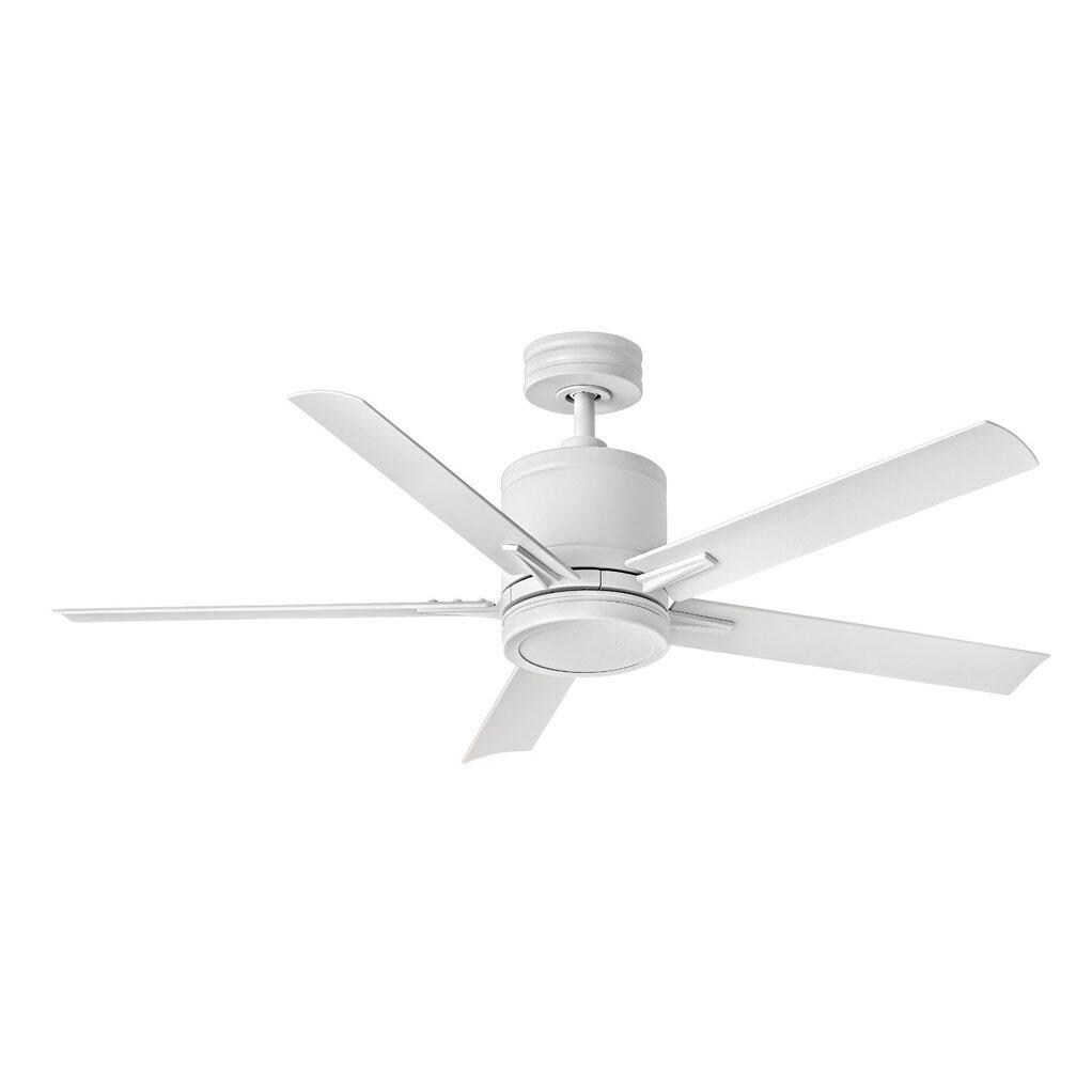 Hinkley Lighting 902152FMW-LWD Vail 52 Inch Ceiling Fan - Matte White - Shown Without Light Kit Installed thumbnail