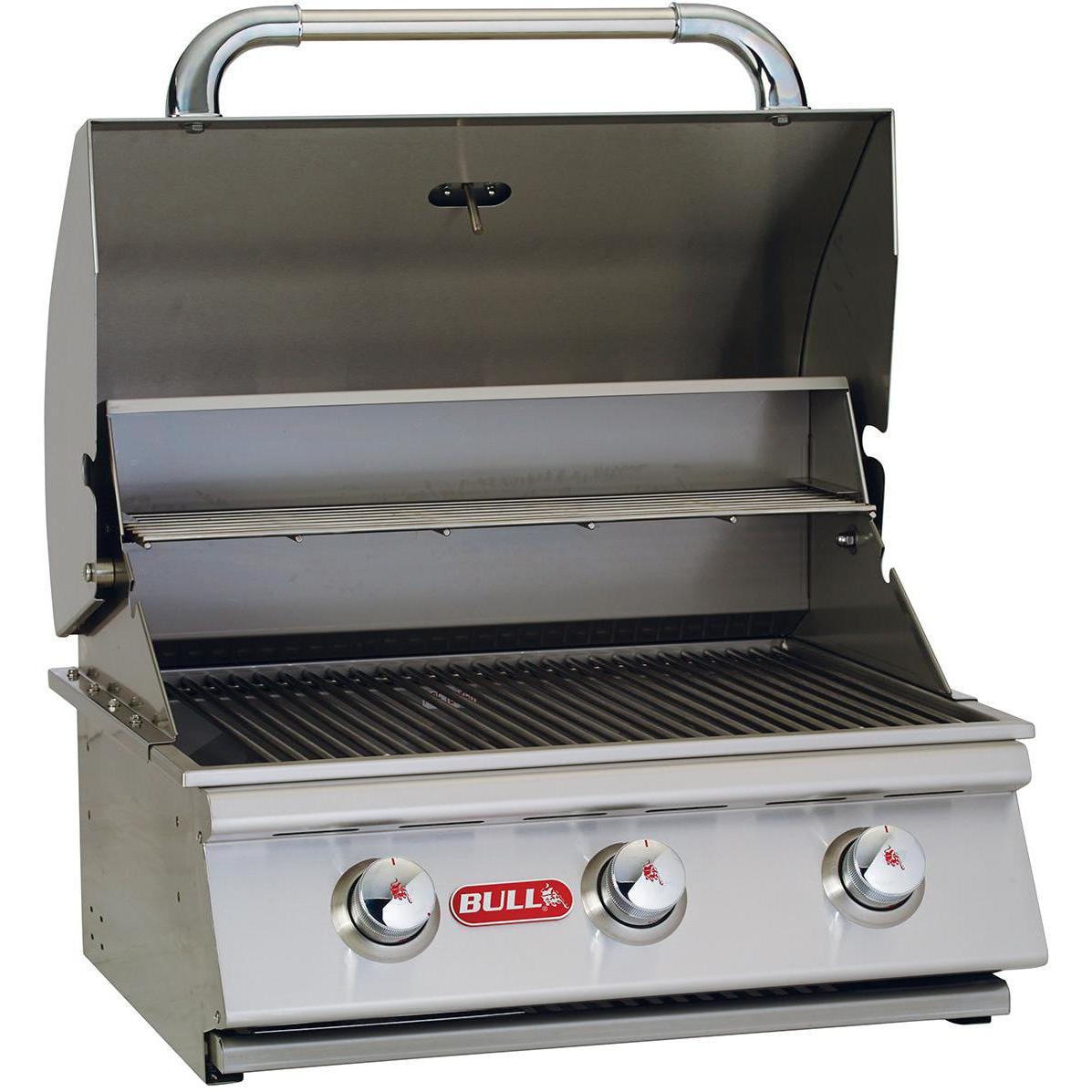 Bull Steer Premium 25Inch 3Burner BuiltIn Propane Gas Grill 69008
