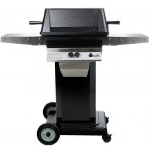 PGS A40 Cast Aluminum Propane Gas Grill On Black Portable Pedestal Base