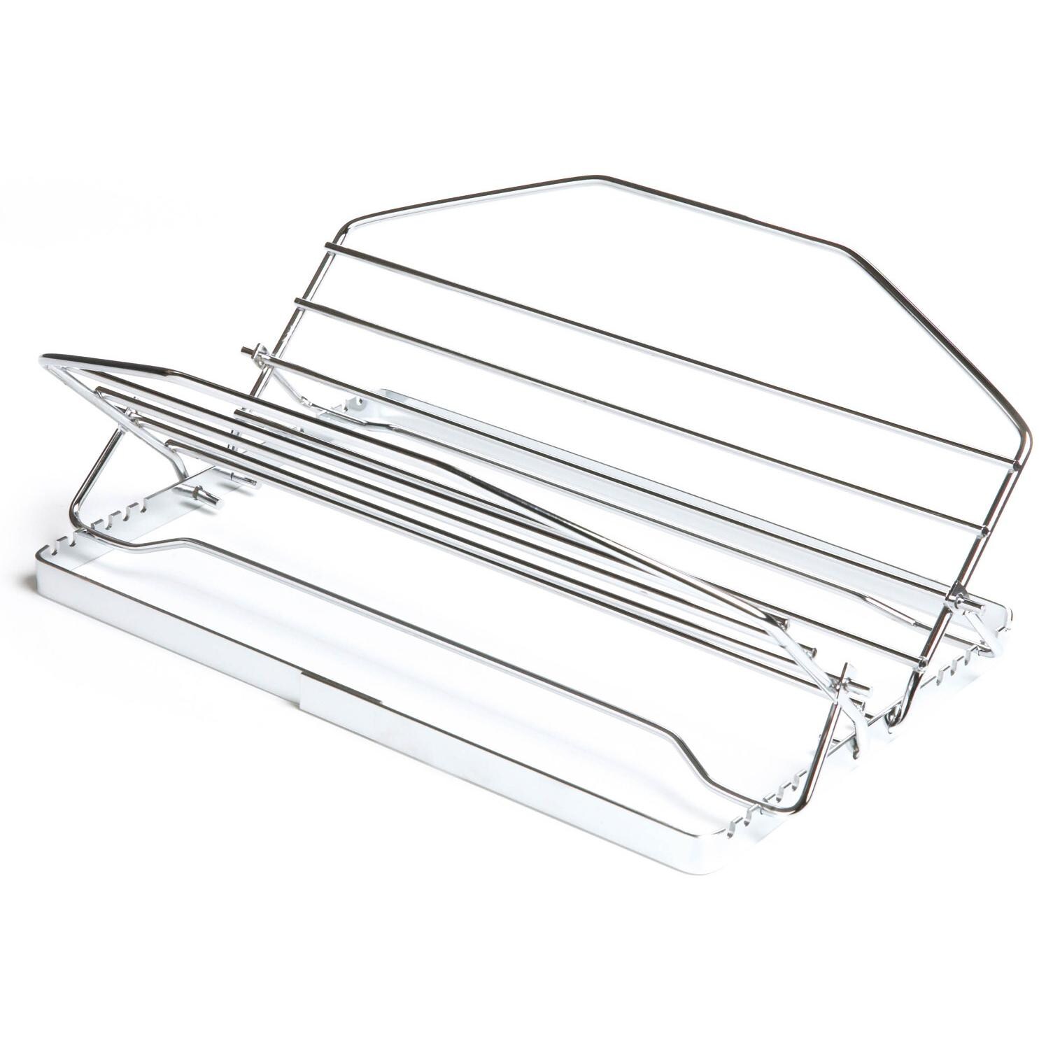 Outset 11 X 11-Inch Stainless Steel Adjustable Grill Roasting Rack thumbnail