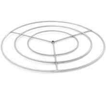 Lakeview Outdoor Designs 48-Inch Three-Spoke Round Natural Gas Triple-Ring Burner - Stainless Steel