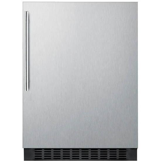 Summit 24-Inch 4.6 Cu. Ft. Commercial Rated Compact Refrigerator - Stainless Steel - FF64BXCSSHV
