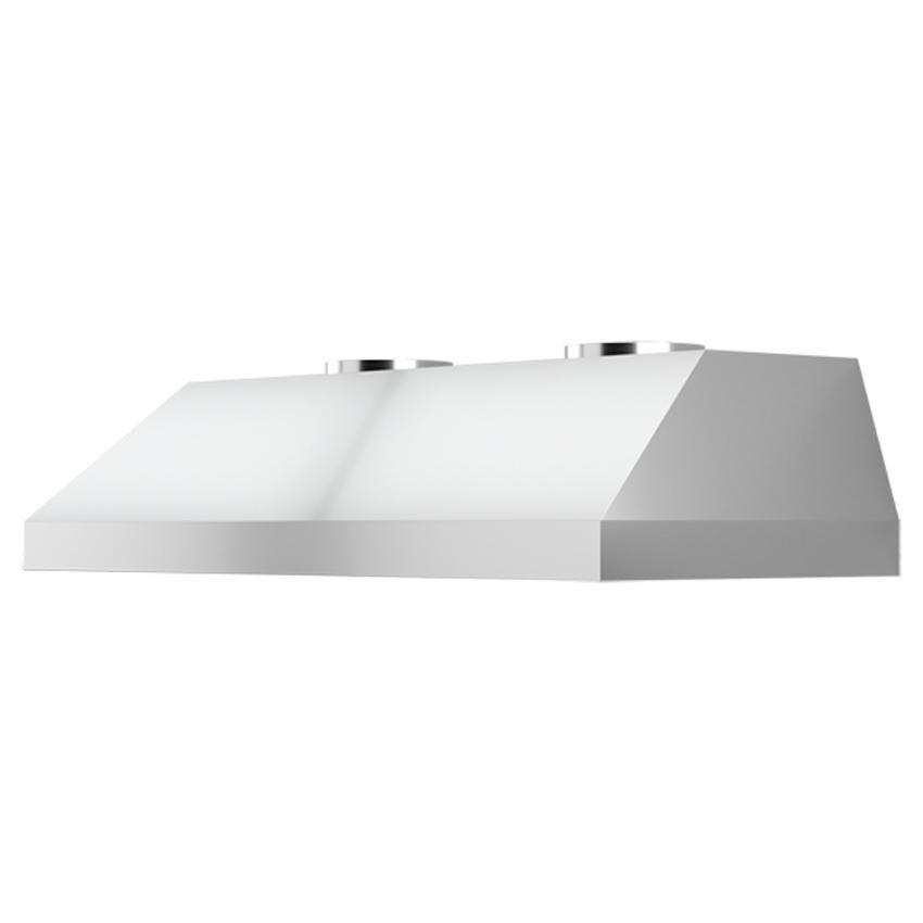 Vent-A-Hood 46 Inch 1200 CFM Stainless Steel Wall Mount Hood Insert w/ Blower Transition - Angled Left - White Background thumbnail