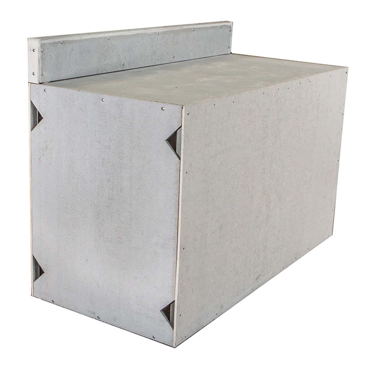 Universal 60 Inch Outdoor Kitchen Appliance Cabinet - ADA And Universal 60 Inch Ready To Finish Backsplash