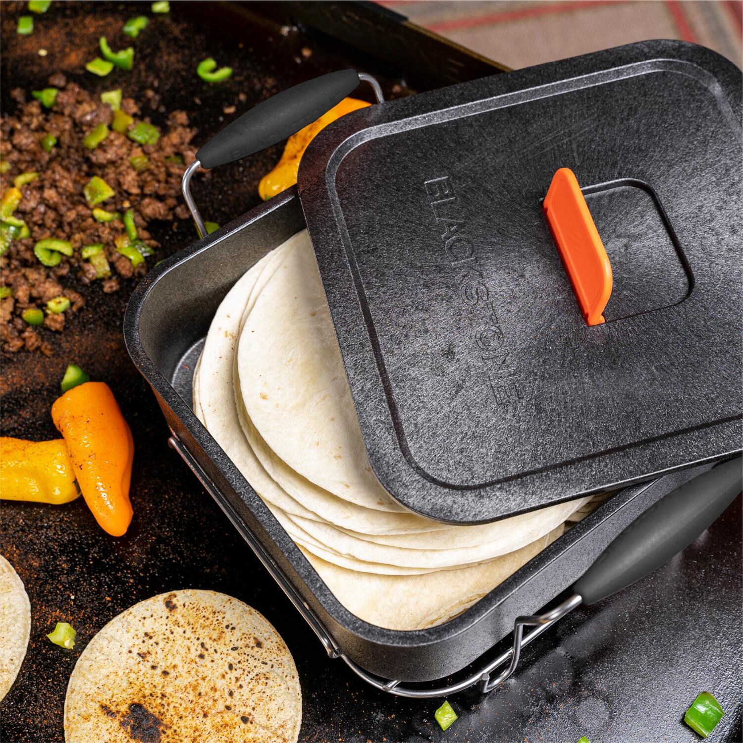 Blackstone 5626 Taco Kit - Tortilla Warmer w/ Tortillas - Lifestyle thumbnail