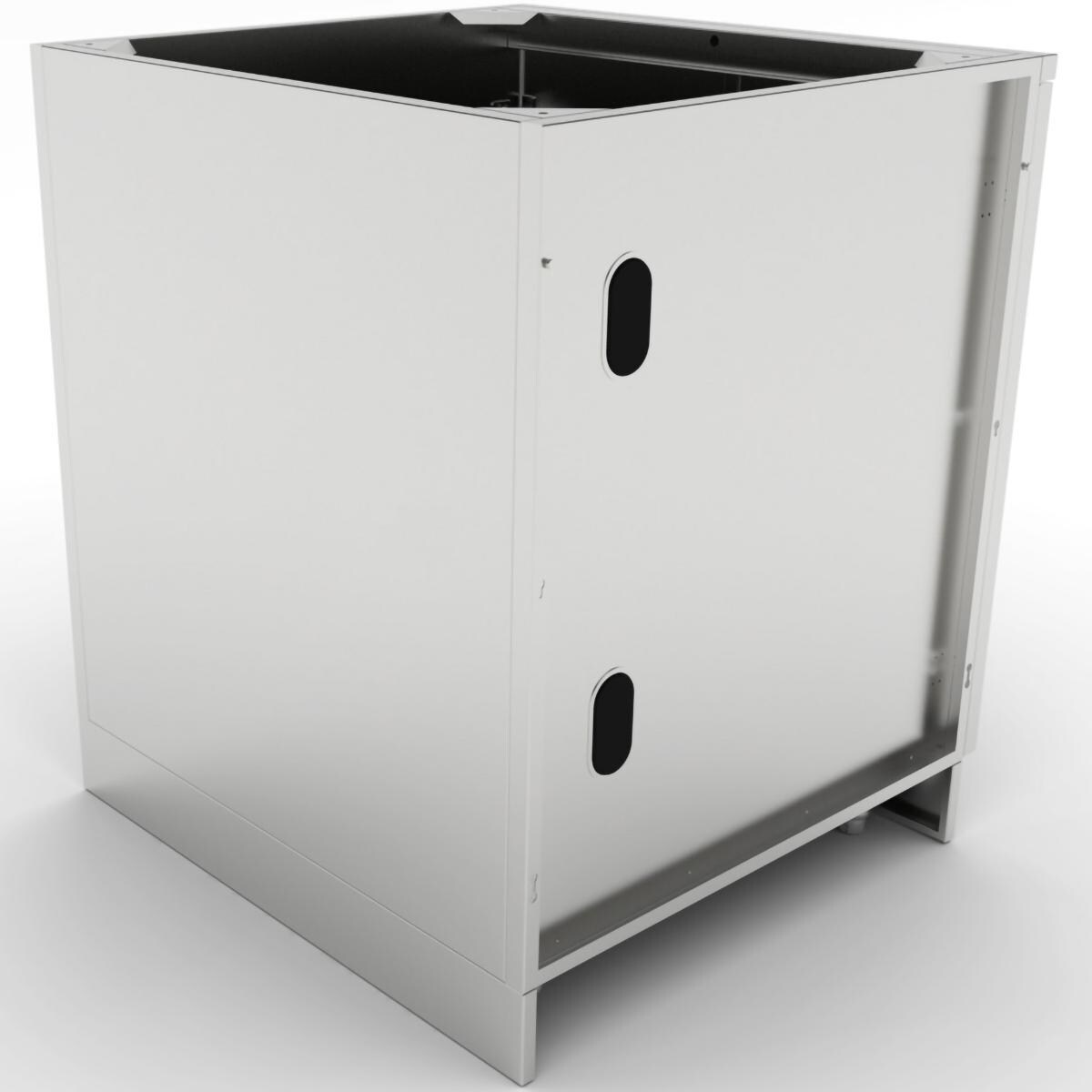 Sunstone SBC30FDD 30-in Outdoor Kitchen Double Door Island Cabinet - Cabinet Back - White Background thumbnail