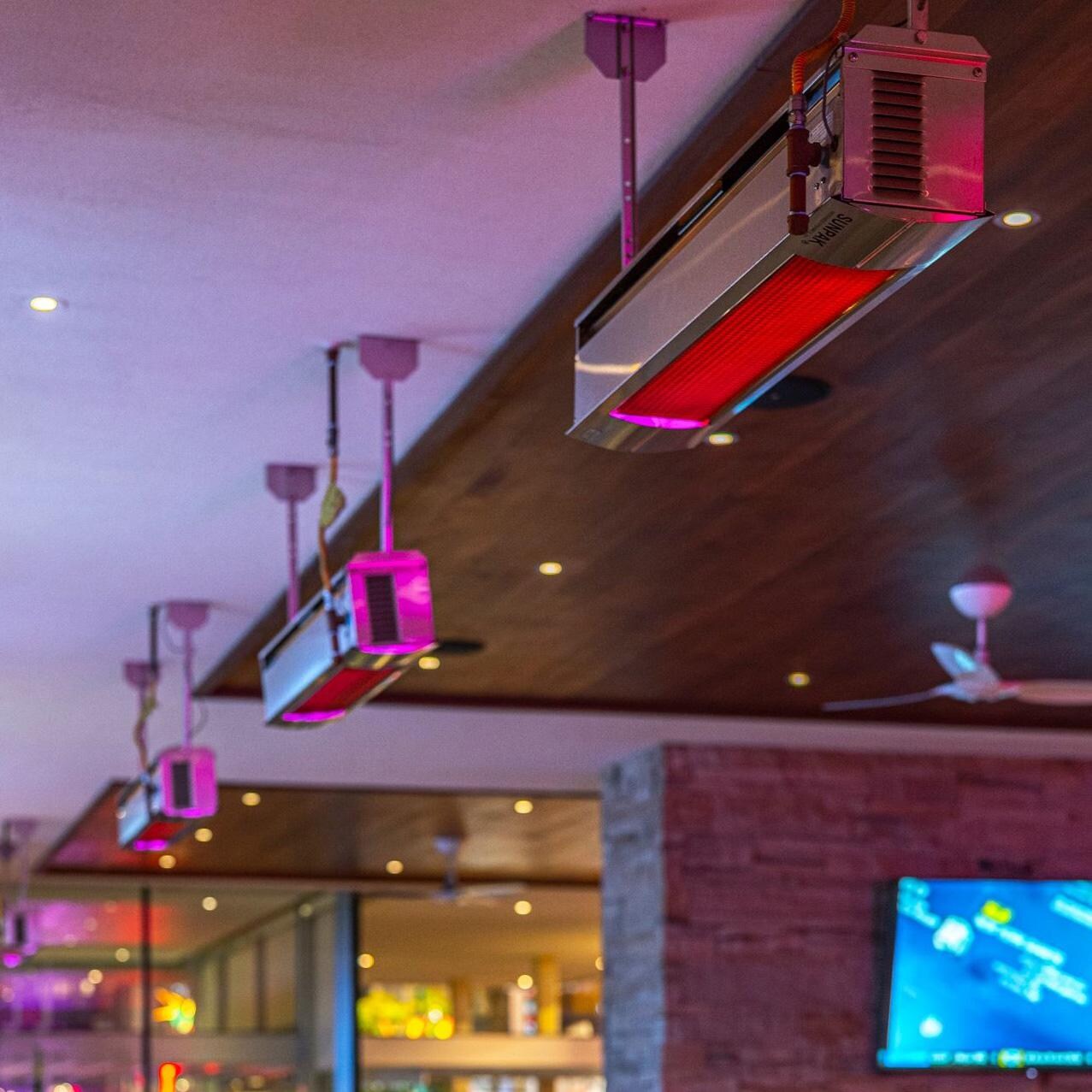 Sunpak 48-Inch 25,000 BTU Natural Gas Infrared Stainless Steel Patio Heater - Lifestyle thumbnail