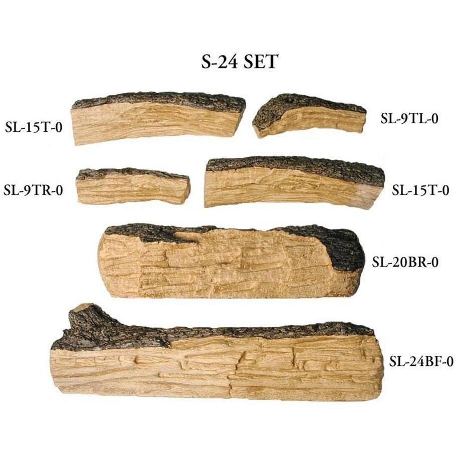 Peterson Real Fyre Split Oak 24-Inch Log Breakdown  thumbnail