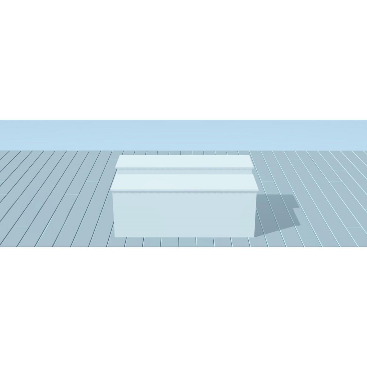 Pro-Fit PRODIY8B DIY PRO 8' Unfinished Island w/Bar - Rendered Image - White Background thumbnail