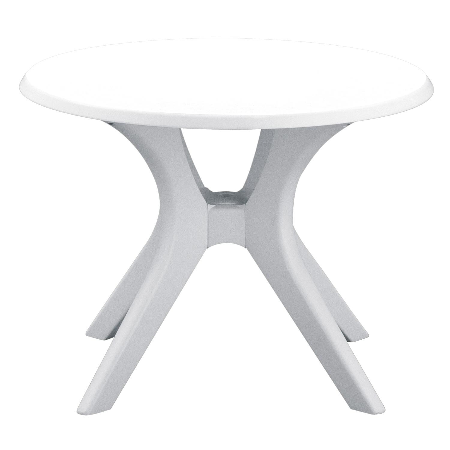 KETTLER Kettalux Plus 46 Inch Round Resin Patio Dining Table BBQGuys