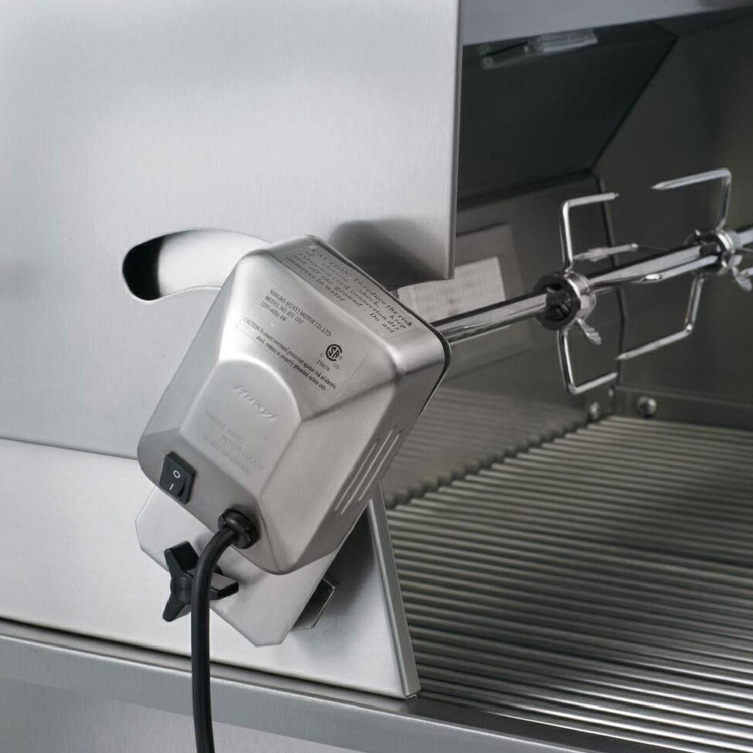 Lynx Sedona 42 Inch Natural Gas Grill On Cart w/ Rotisserie, One ProSear, & Two SS Tube Burners - Rotisserie Kit - Detail thumbnail