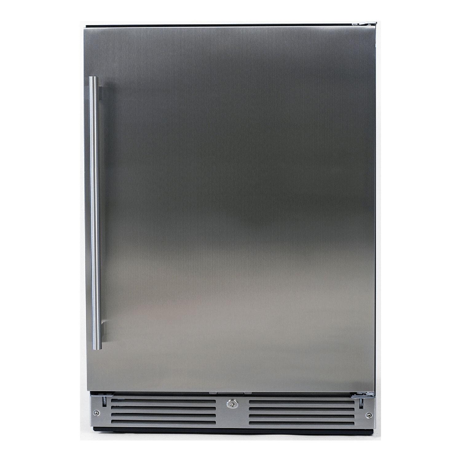 XO Appliance XOU24ORSR 24-Inch 5.7 Cu. Ft. Solid Stainless Steel Refrigerator - Right Hinge - White Background thumbnail