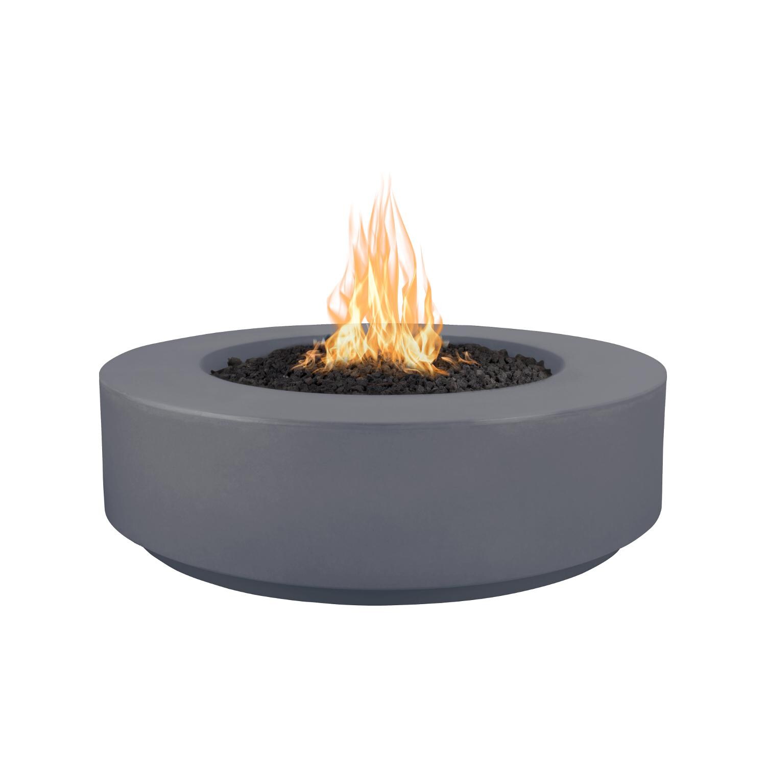 Gray Round Florence GFRC Fire Pit thumbnail