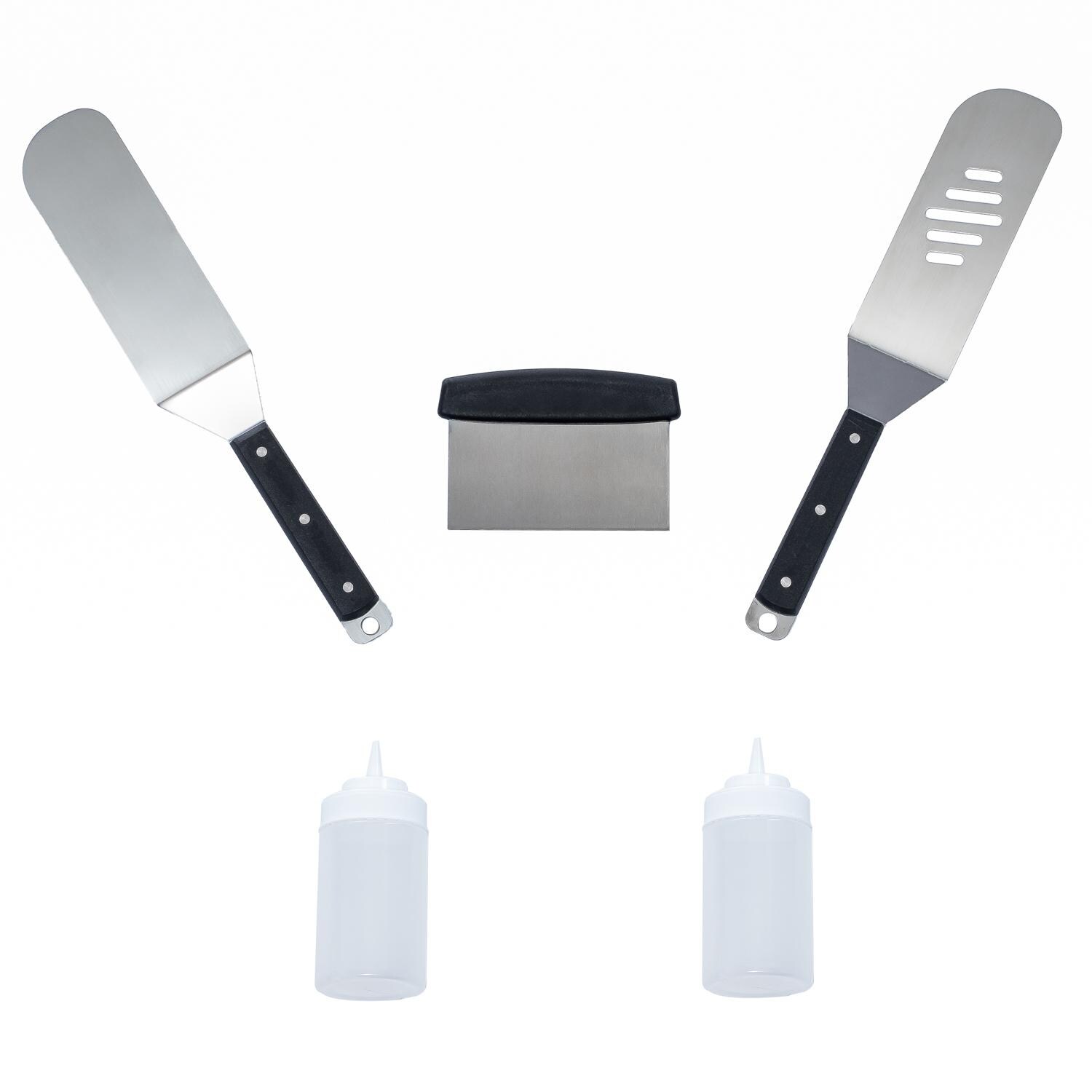 BBQGuys Signature 5-Piece Griddle Tool Set - BBQ-GRI-5PC