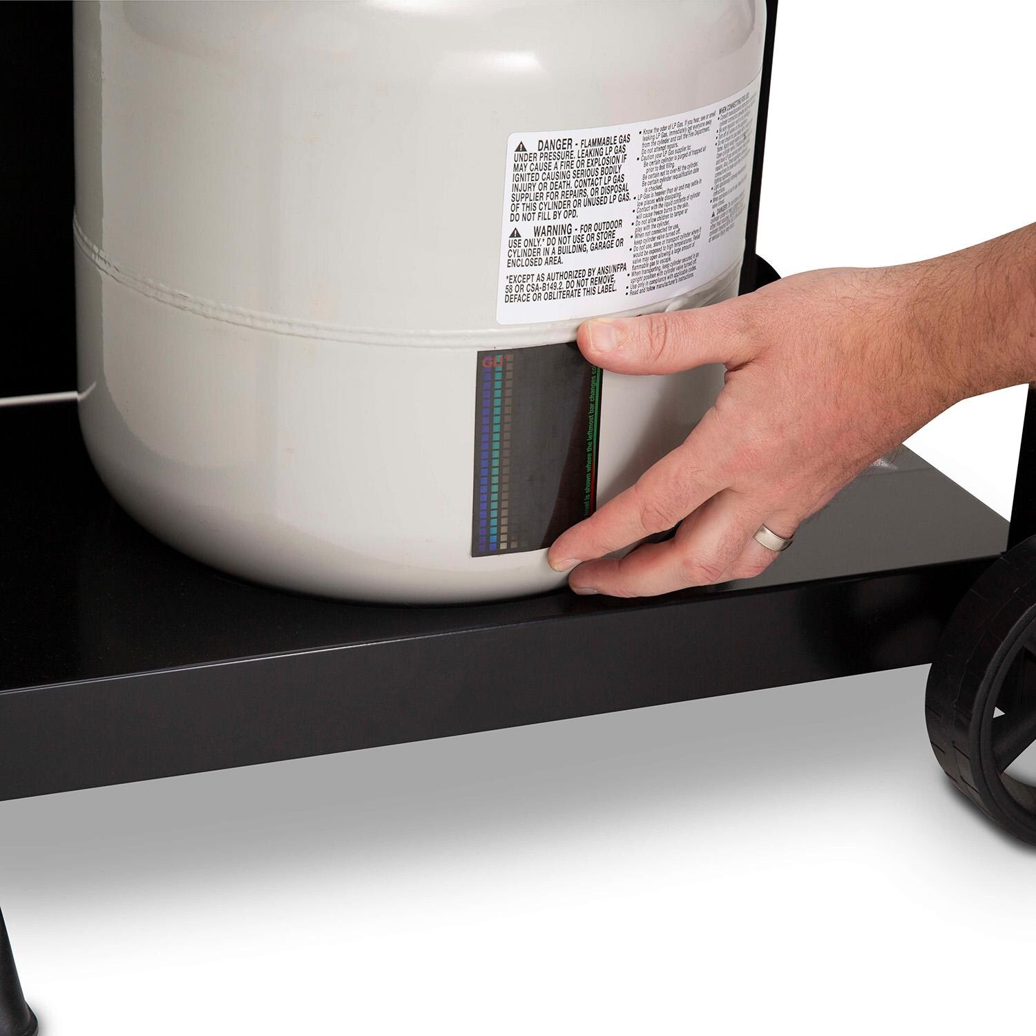 GrillPro Magnetic Gas Level Indicator - 30 - On Tank (Propane Tank Not Included) - White Background thumbnail