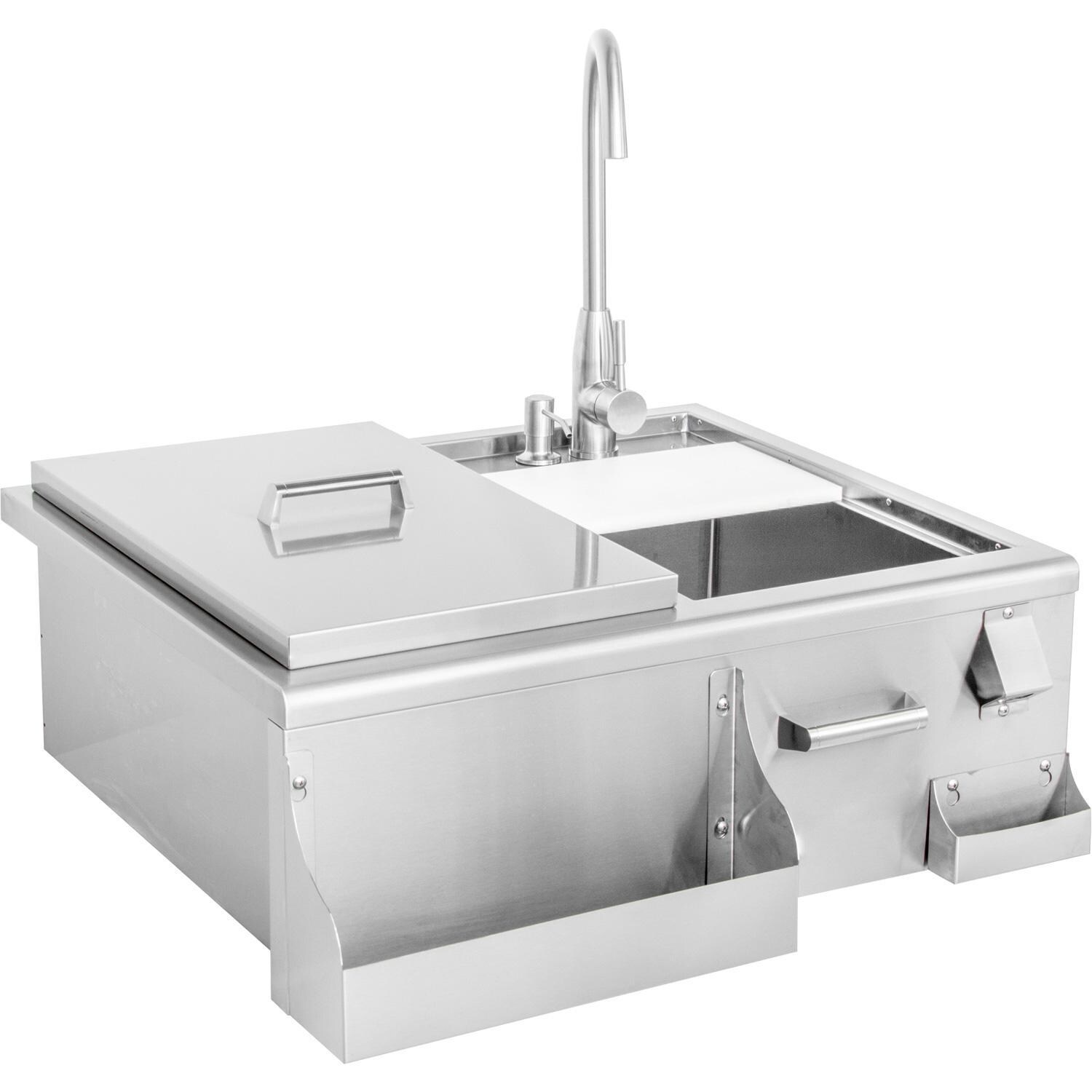 Blaze BLZ-30CKT-SNK Beverage Center - Angled View thumbnail