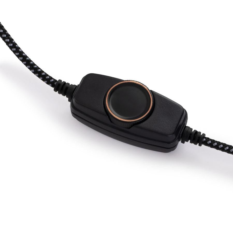 Barebones Living LIV-150 Outpost Pendant Light - Vintage White - Controller with USB closeup thumbnail