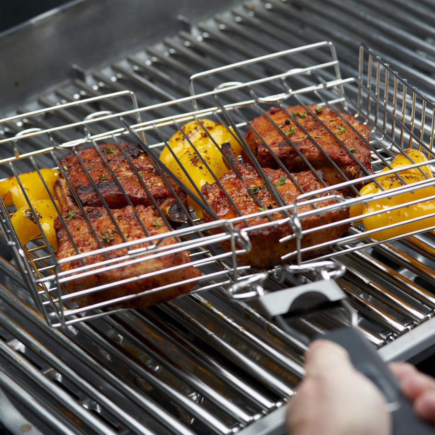 Broil King 10 X 12-Inch Square Stainless Steel Grill Basket With